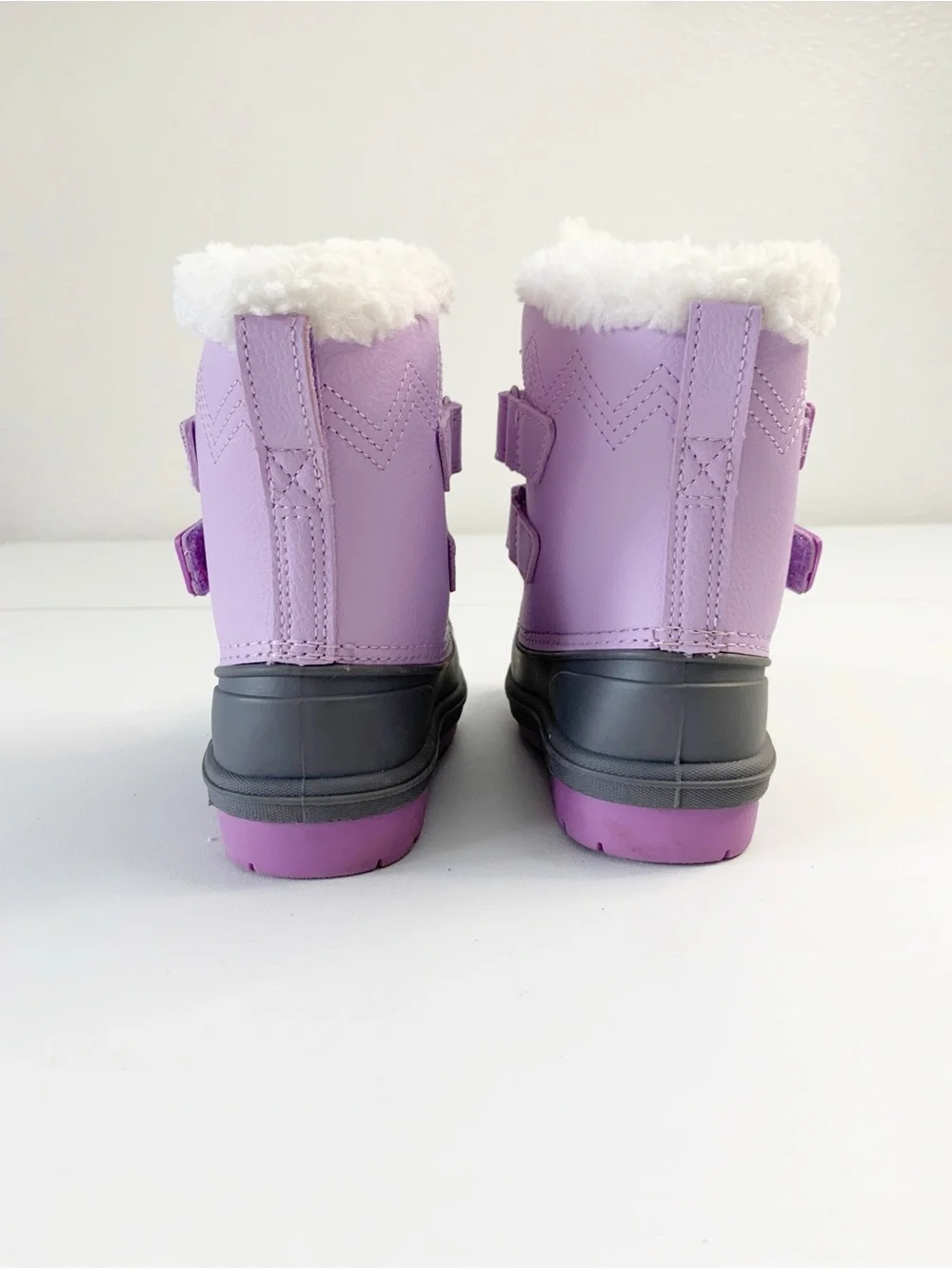 Cat & Jack Infant Toddler Light Purple Winter Boots ~ 5